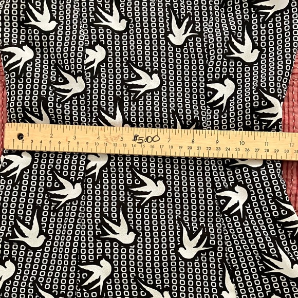 H&M Divided women’s size 2 bird motif lined mini Dress - Picture 7 of 16